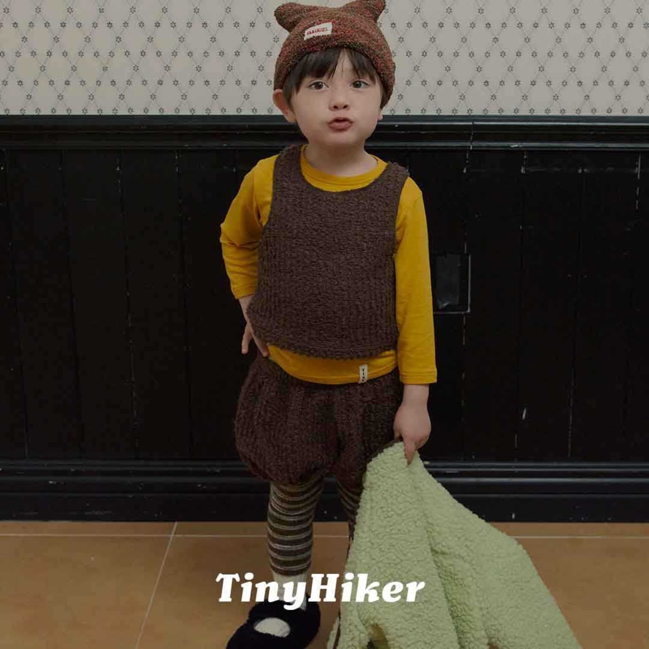 〖取寄〗韓国子供服 / 26winter / TinyHiker / パンプキンタンクトップ / キッズ *XS~XL*
