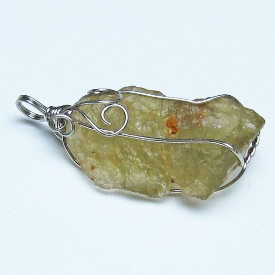 リビアングラス ペンダント 一点物 メール便可 112-13785