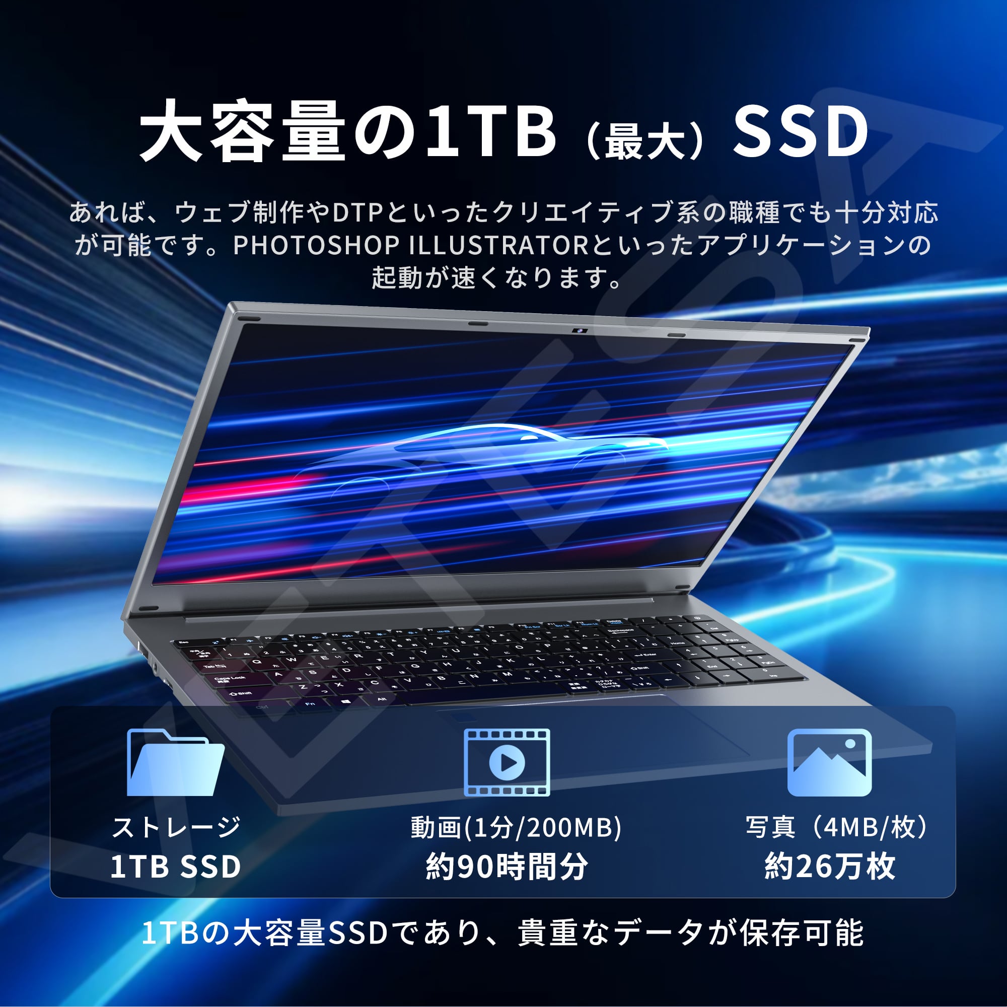 新品ノートパソコン15.6インチ Windows11搭載 Office付 初期設定済