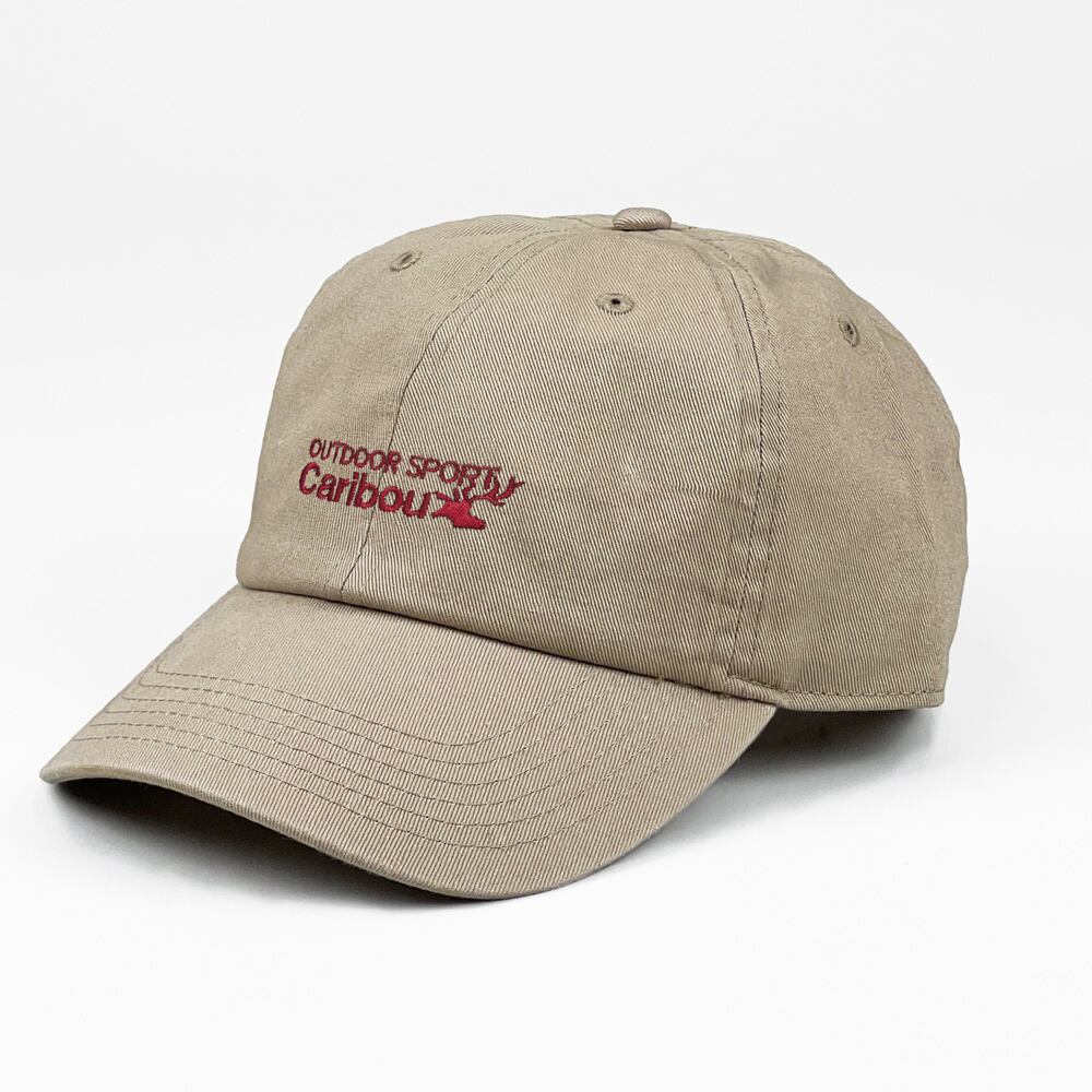 『ゆるキャン△ SEASON3』 カリブー 刺繍ローキャップ/KHAKI