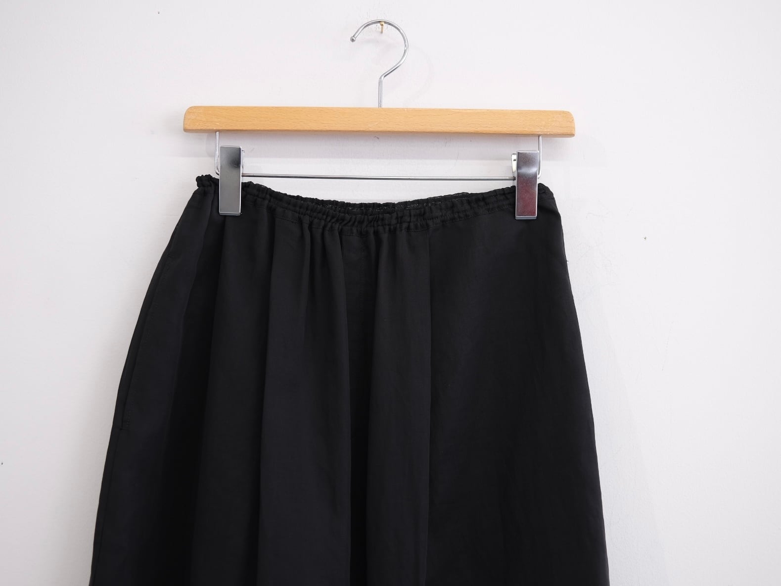 TENNE HANDCRAFTED MODERN “ organza wide pants “ black | Lapel