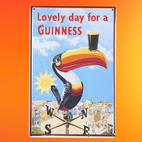 GUINNESS SKY メタルエンボスプレート
