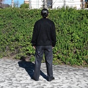 INTERIM /  KID MOHAIR ALPACA SHAGGY CREW SWEATER