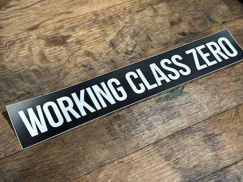 WORKING CLASS ZERO/standard logo sticker    15inch