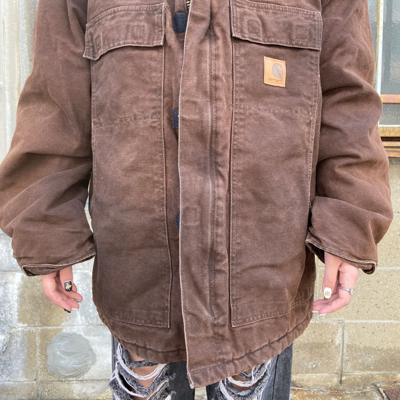 Carhartt カーハート トラディショナルコート メンズXL相当 古着 