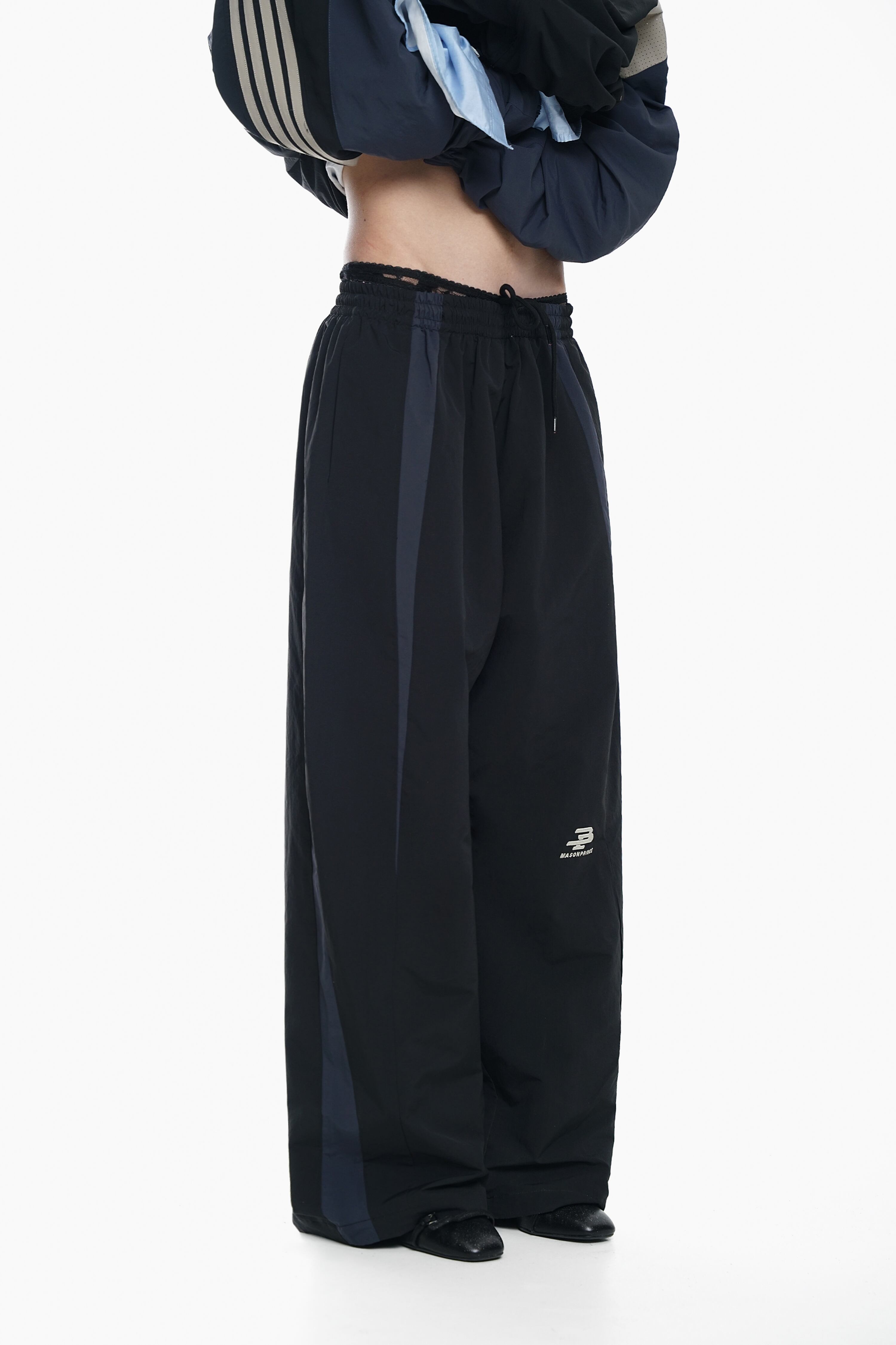 MASONPRINCE トラックパンツ ロゴ ロングパンツ カジュアル 男女 MASONPRINCE トラックパンツ ロゴ ロングパンツ カジュアル 男女