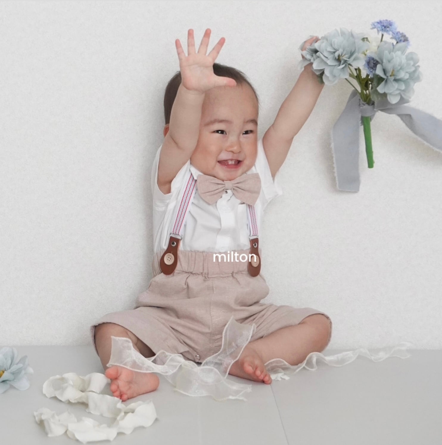 ミルクティーセットアップ】73 80 cm 0歳 6ヶ月 1歳 2歳 3歳 4歳