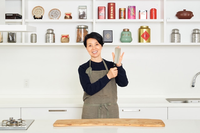 ウー・ウェンさんの中華包丁「ワンズナイフ」