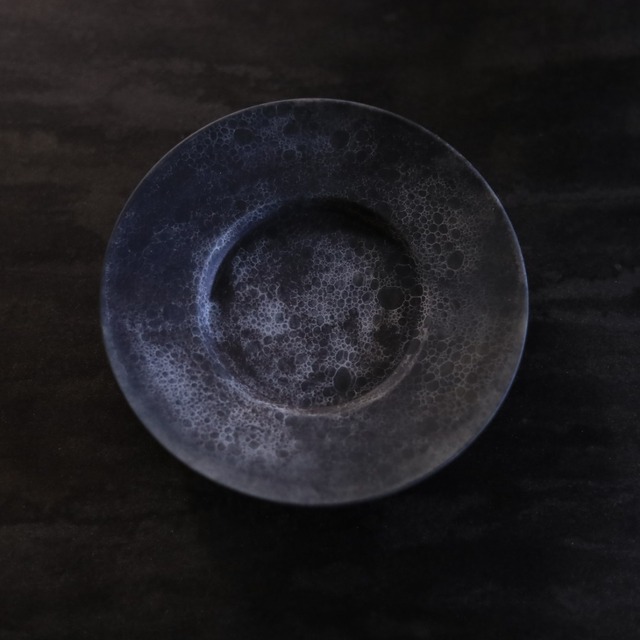 AS 李荘窯　ムーンサーフェイス リム付き小皿