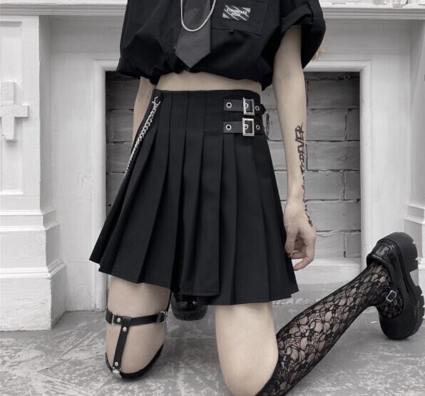 秋冬新作 ボトムス スカート プリーツスカート ハイウェスト Aライン オーバーサイズ