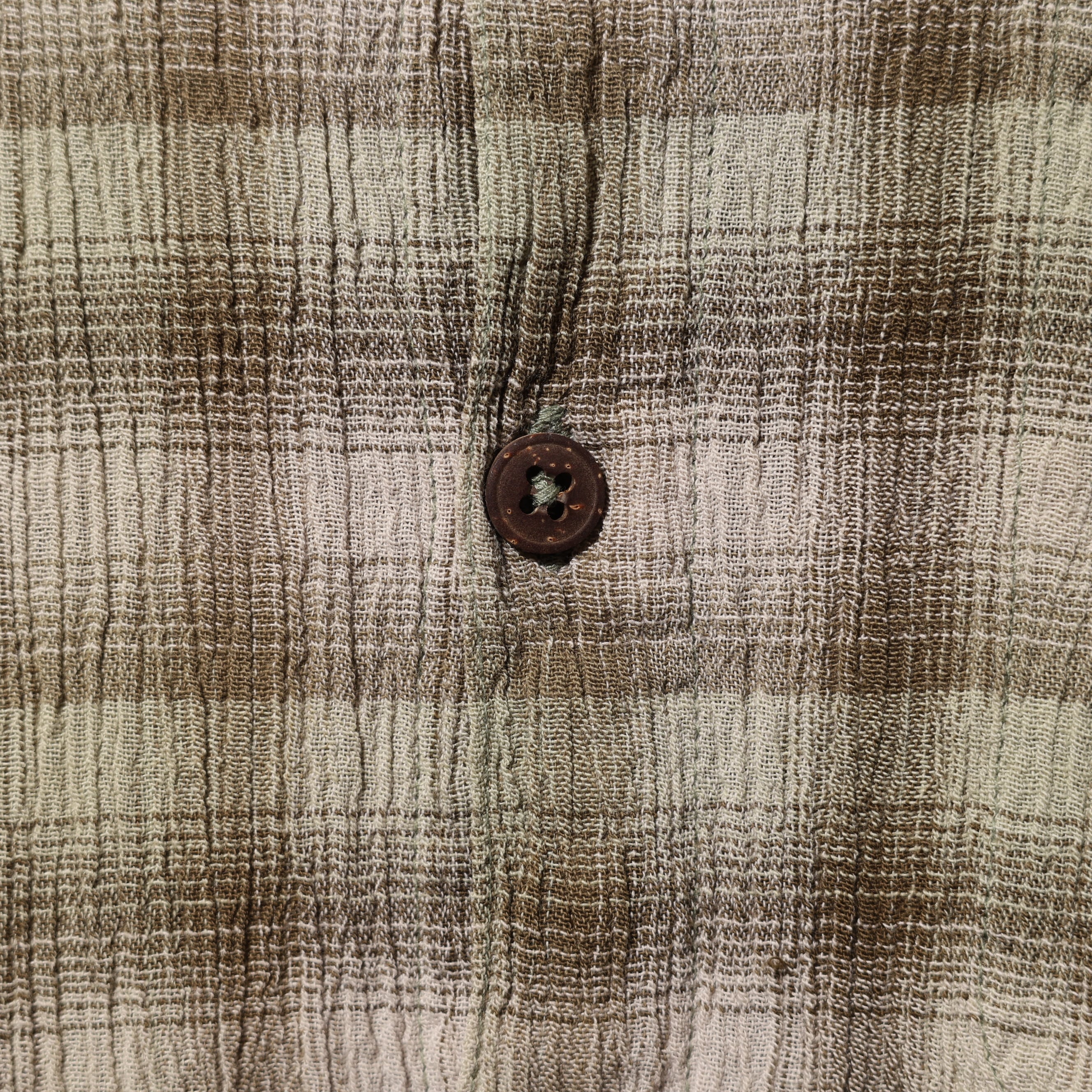 極美品 M 01年 ポルトガル製 オンブレ A/C Yarn Dyed Shirt Patagonia