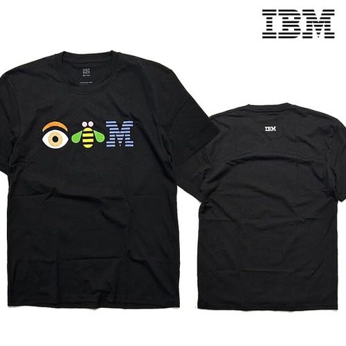 IBM Eye-Bee-M Tee　アイビーエム オフィシャル ロゴ Ｔシャツ【664074-blk】
