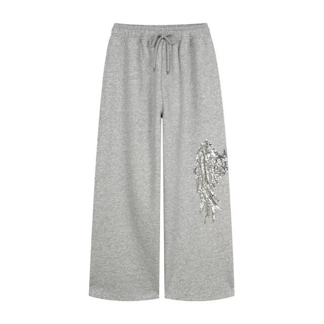wing-motif sweat pants　ウイングモチーフスウェットパンツ　J2130