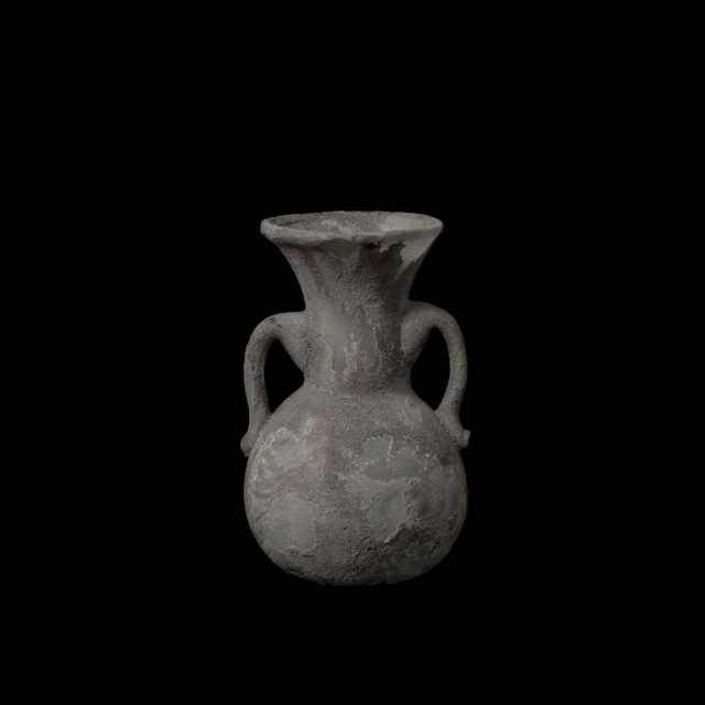 ローマングラス 把手付小瓶, 古代ローマ 地中海沿岸地域, 紀元前2世紀-2世紀.
