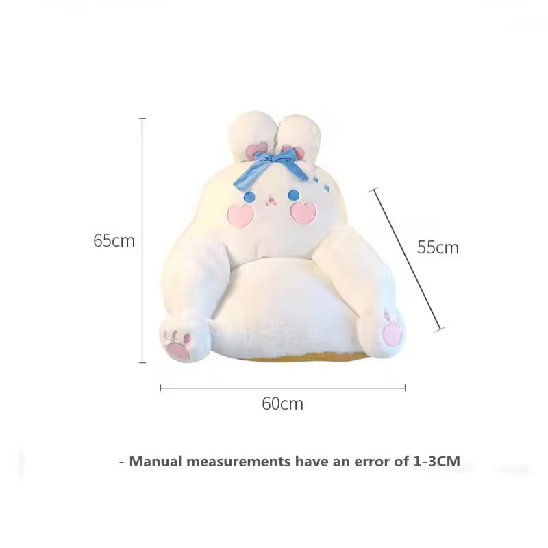 うさぎのシングルソファ｜ホワイト | moncoffret