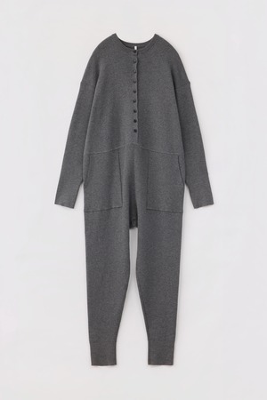 RIB JUMPSUIT 26AWAC-011 GRAY