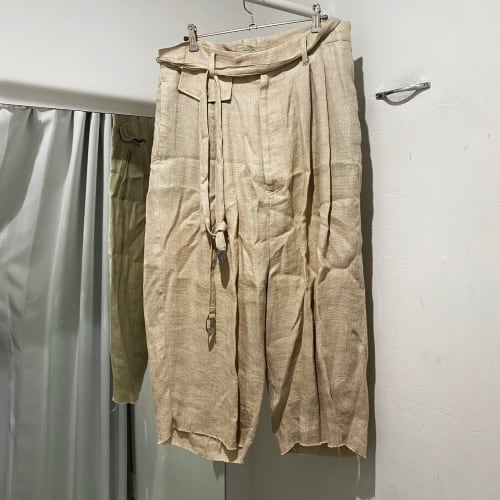 BED J.W.FORD ベッドフォード 19SS Wide Shorts ワイドリネン 