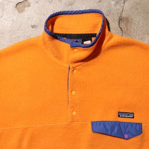 極美品 M 99年 マンゴー スナップT patagonia パタゴニア フリース synchilla snap-t オレンジ