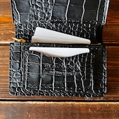 【カスタムオーダー Trucker Wallet-10 クロコ型押しレザー】