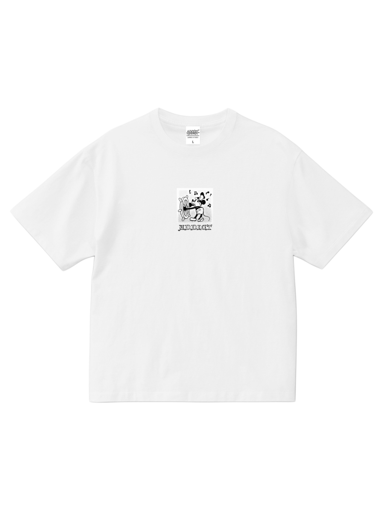 Steamboat Willie Tee White
