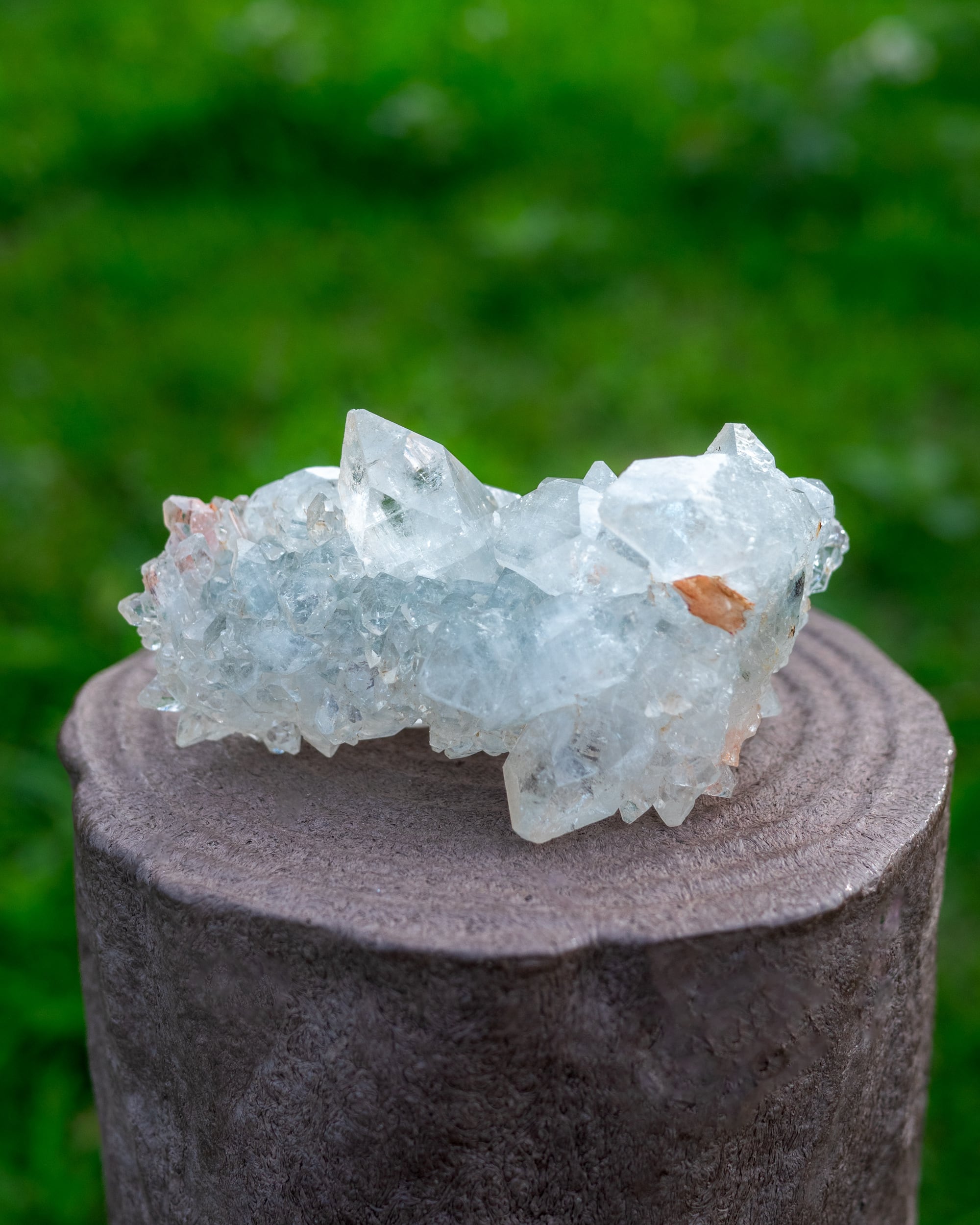 アポフィライト＆ブルーカルセドニー【原石】 O300-318 | fugue