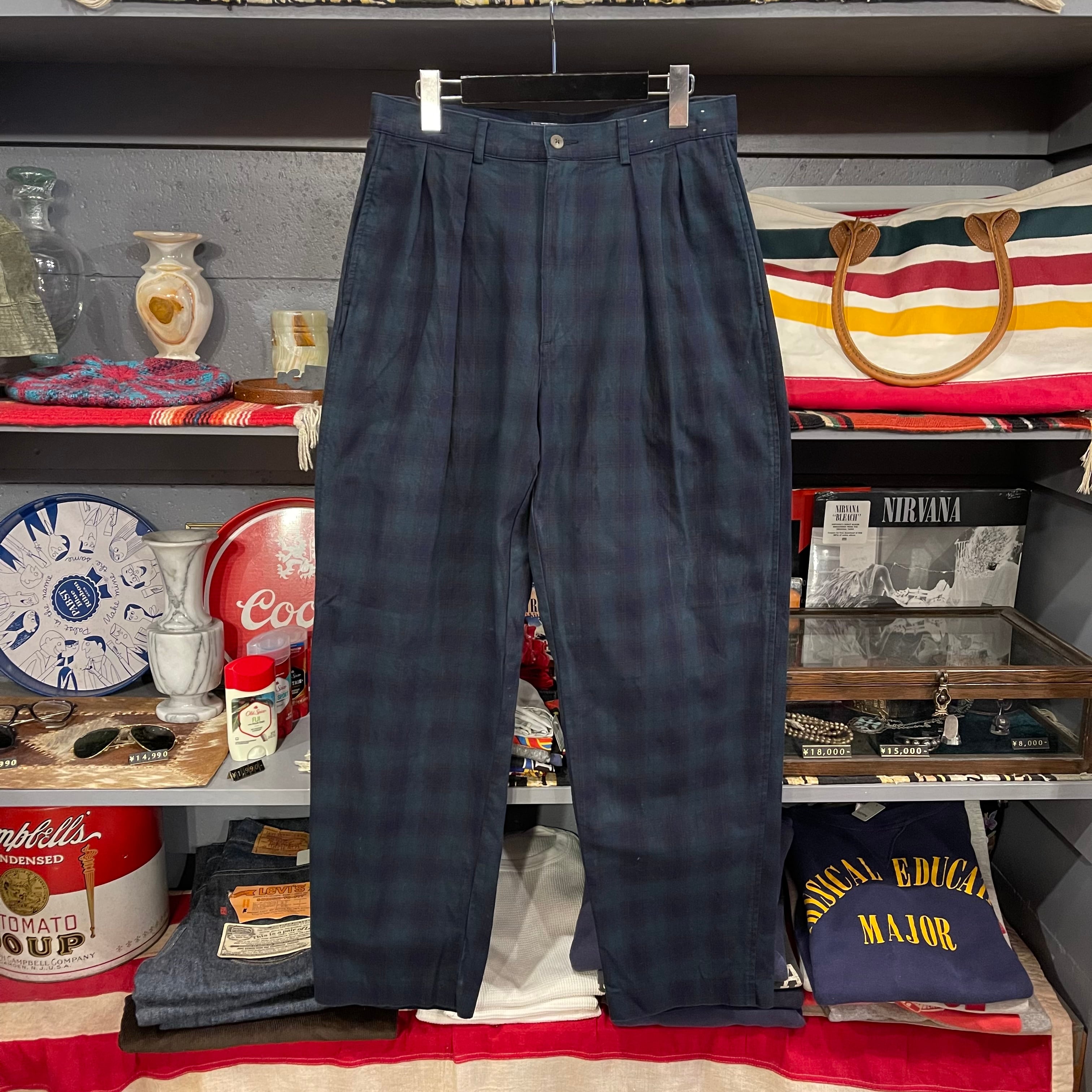 パンツ 90s Polo ralph lauren 2 tuck chino pants 90s Polo by Ralph Lauren 2 Tuck Chino Pants | VOSTOK