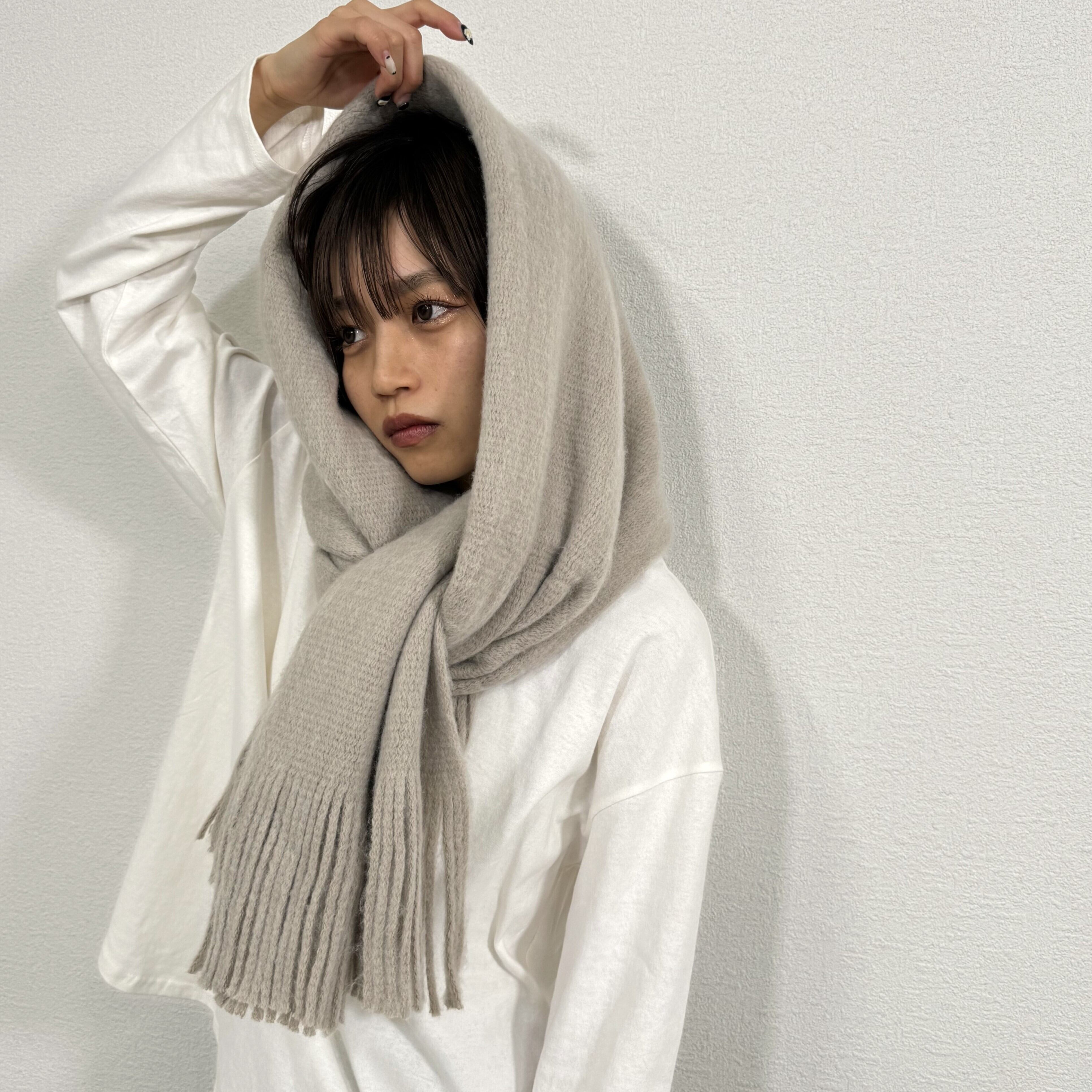 ミンクタッチもっちりストール 5727468 (1017)