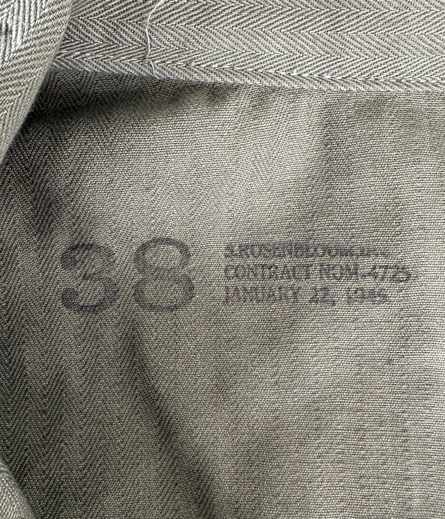 -USMC- Vintage 40s 38 P-44 dead stock HBT Jacket