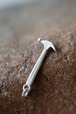 Hammer Motif Silver Pendant (c.1930–1940s, Maisel’s Trading)