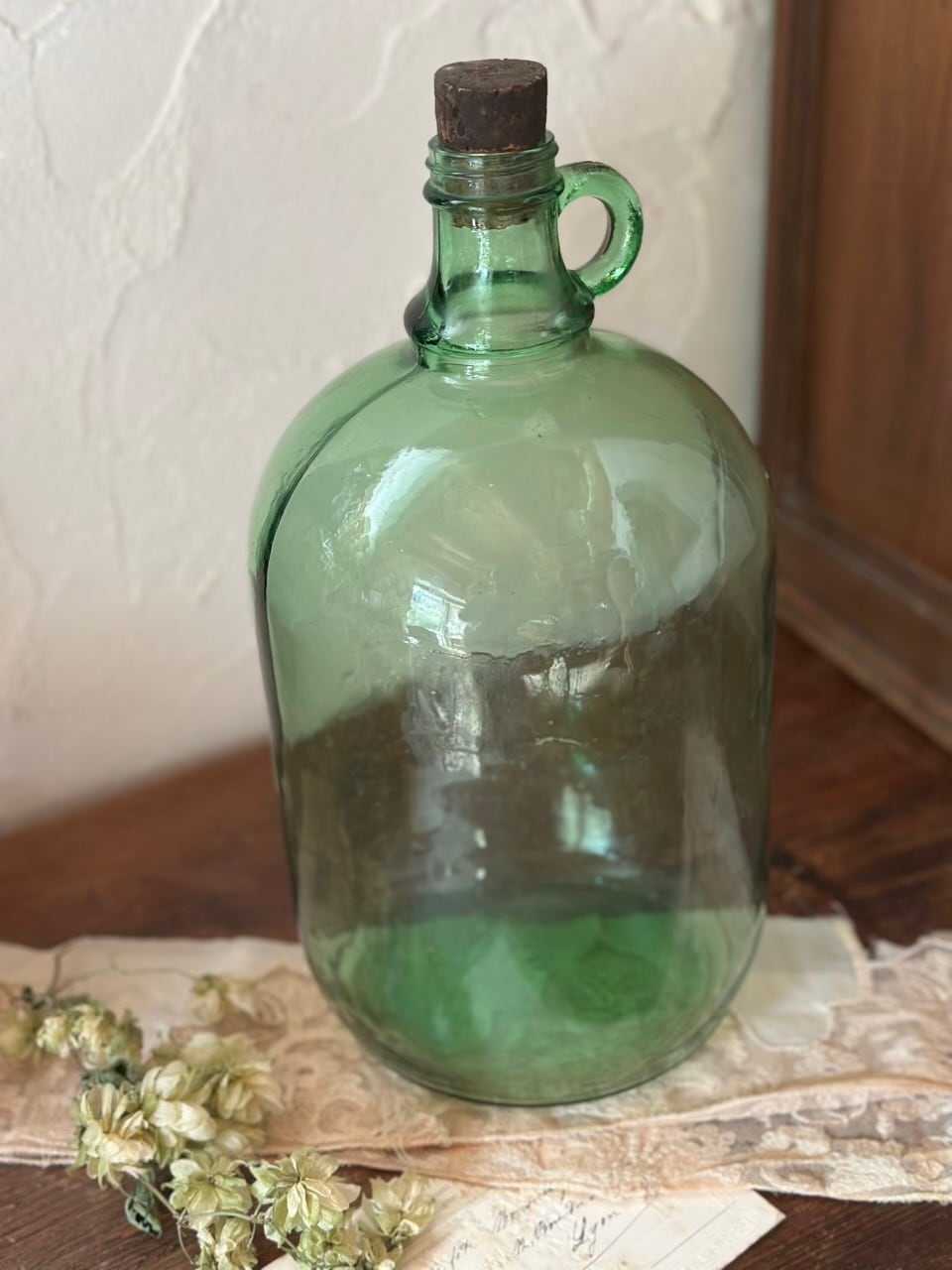 ハンドル付きガラスボトル デミジョンボトル ダミジャン | Brocante de