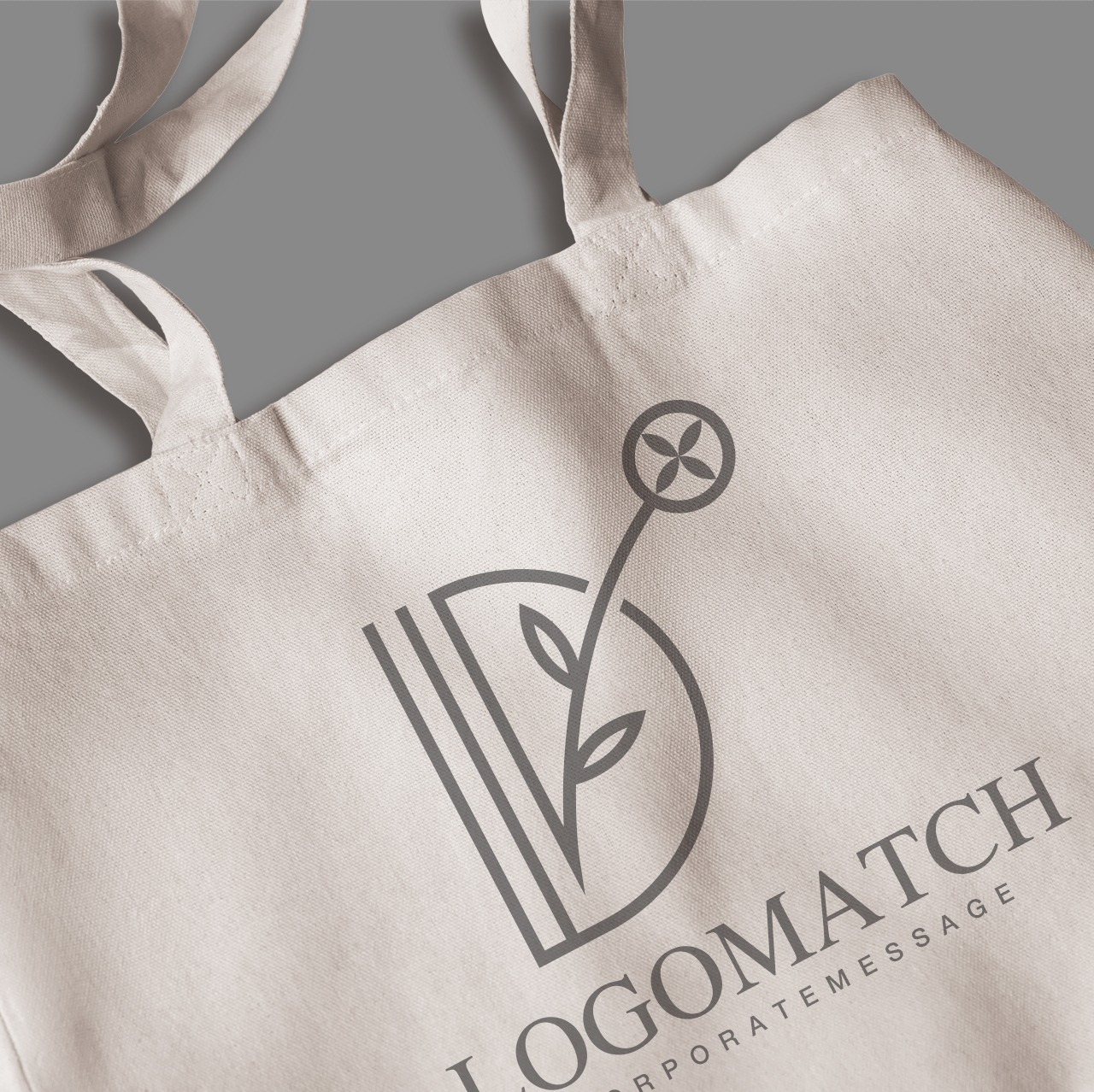 花を飾るDのロゴ