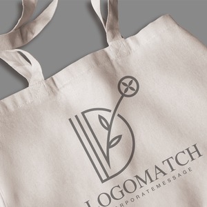 花を飾るDのロゴ