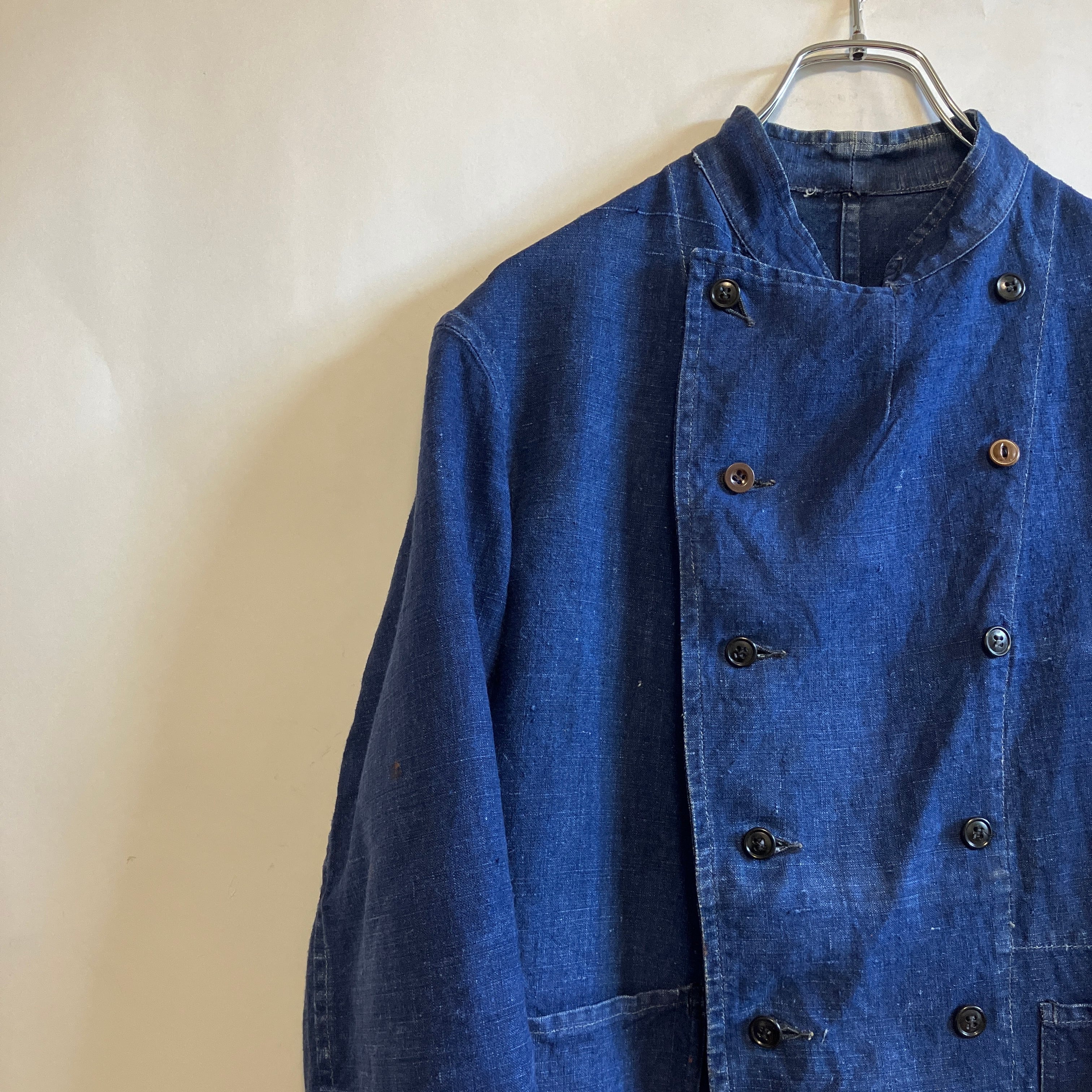 40's FREANCH INDIGO DOBBLE BREST JACKET確認させて頂きます