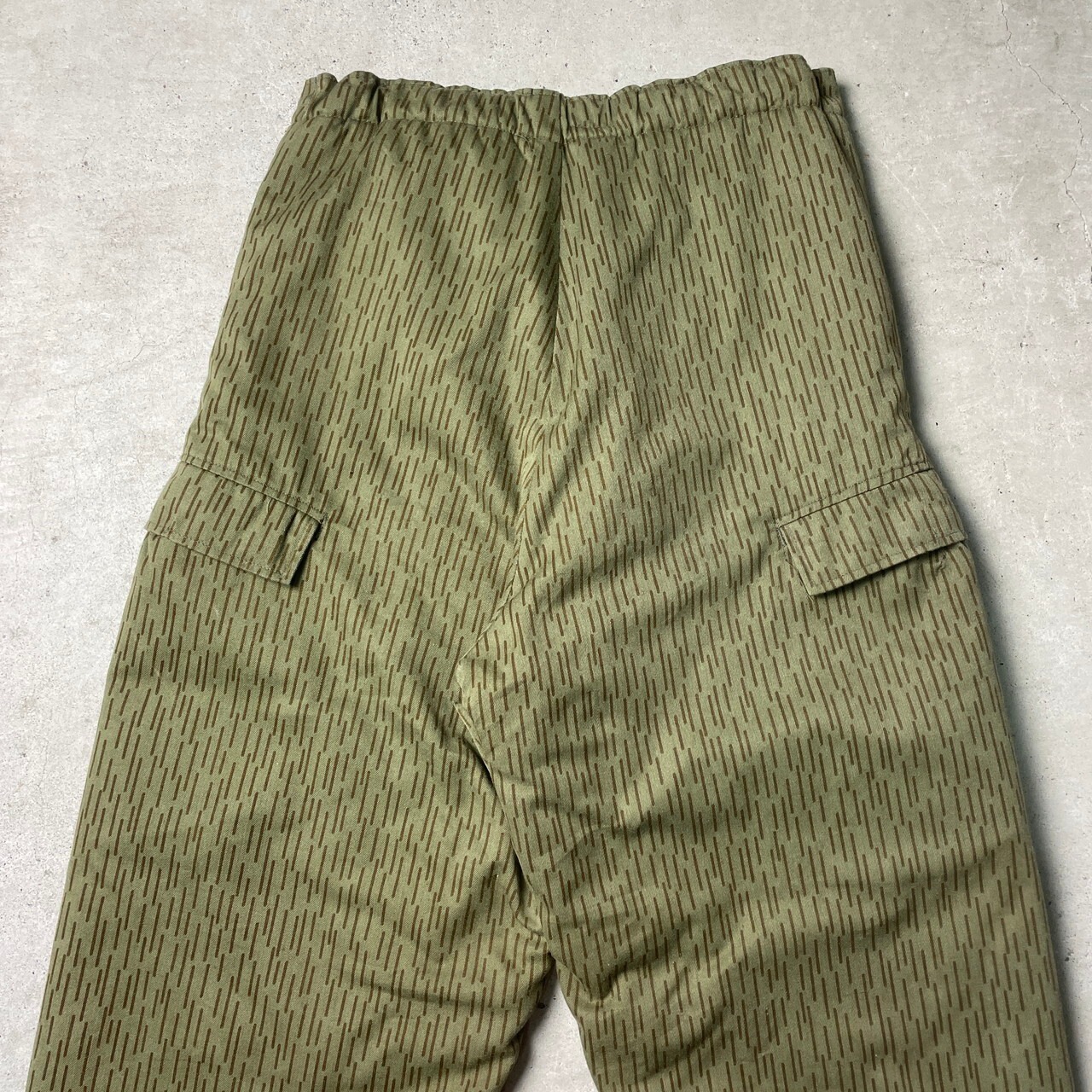 80年代 NVA 旧東ドイツ軍 レインドロップカモ カーゴパンツ ミリタリー 