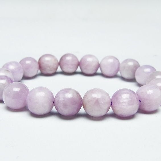 クンツァイト ブレスレット 11mm ミルキークンツァイト ブレス 一点物 メール便可 [M便 1/10] 111-46413