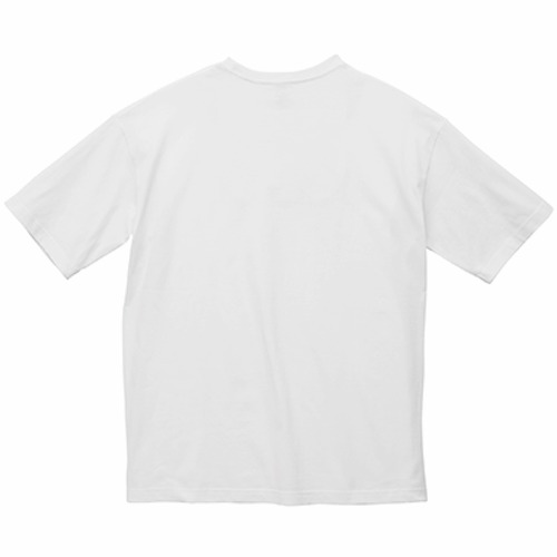 【ビッグシルエット 5.6oz】 PRIORITY SURF®  スケボーブルドッグ イラスト Tシャツ  ホワイトの商品画像2