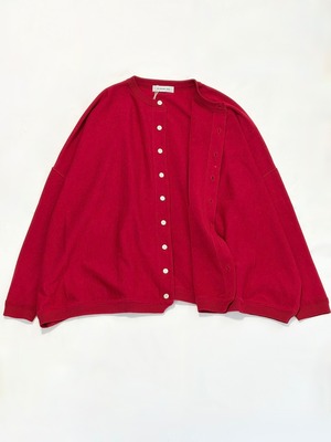 Ordinary fits・BARBER CARDIGAN・RED