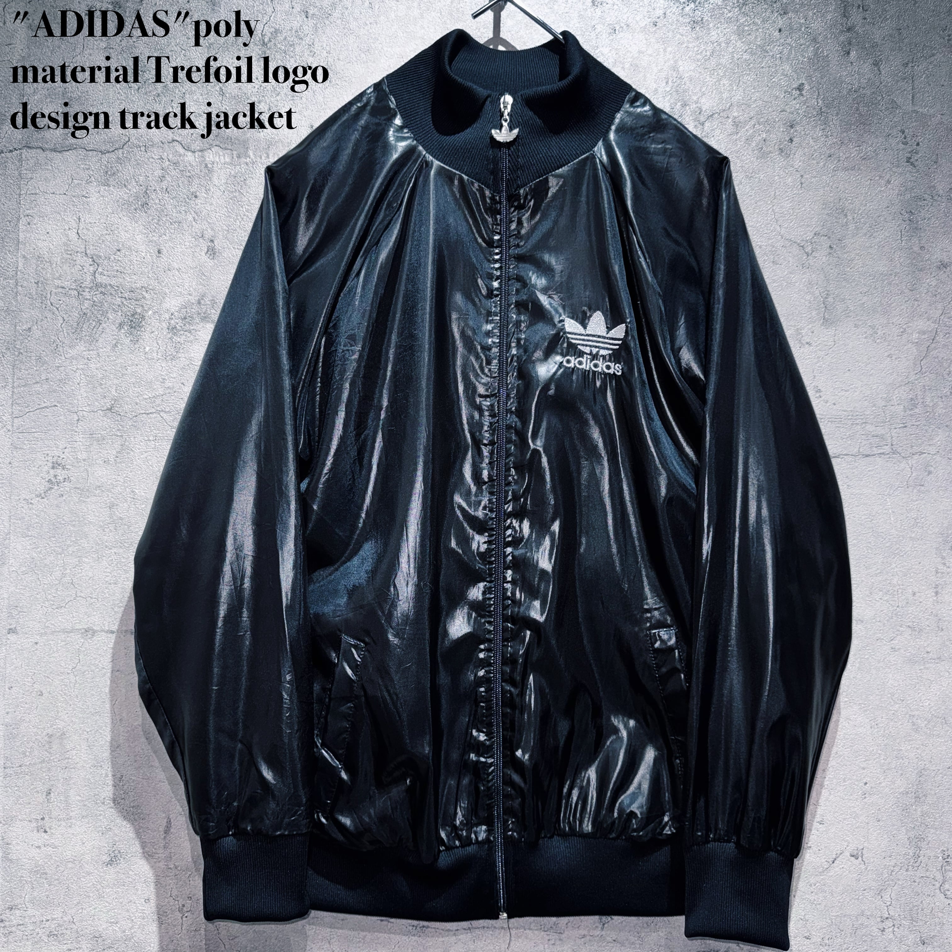 doppio】90's vintage “adidas” switching color design Nylon jacket
