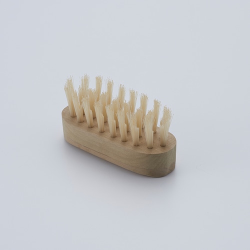 ボディブラシ 頭髪用 白豚毛　／　Body Brush　for Head (white pig hair)