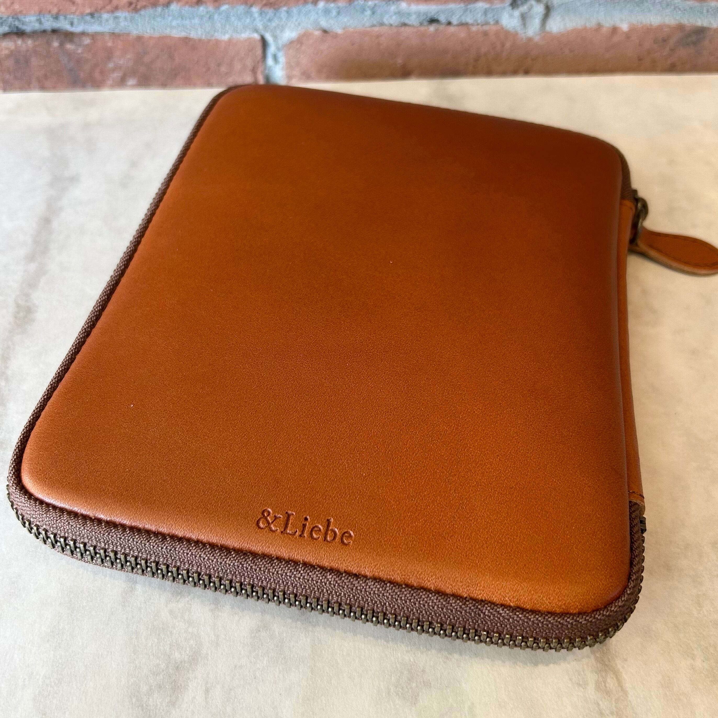 ＆Liebe「ペン好きの宝石箱 10本差しジップペンケース（栃木レザー