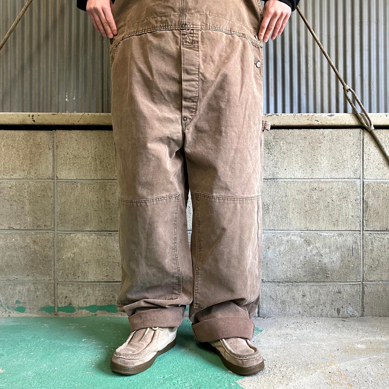 90年代 USA製 Carhartt カーハート ダック地 オーバーオール 