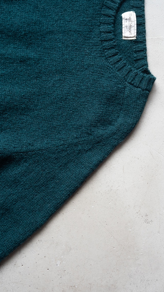 "Paul Stuart" used Wool saddle shoulder knit