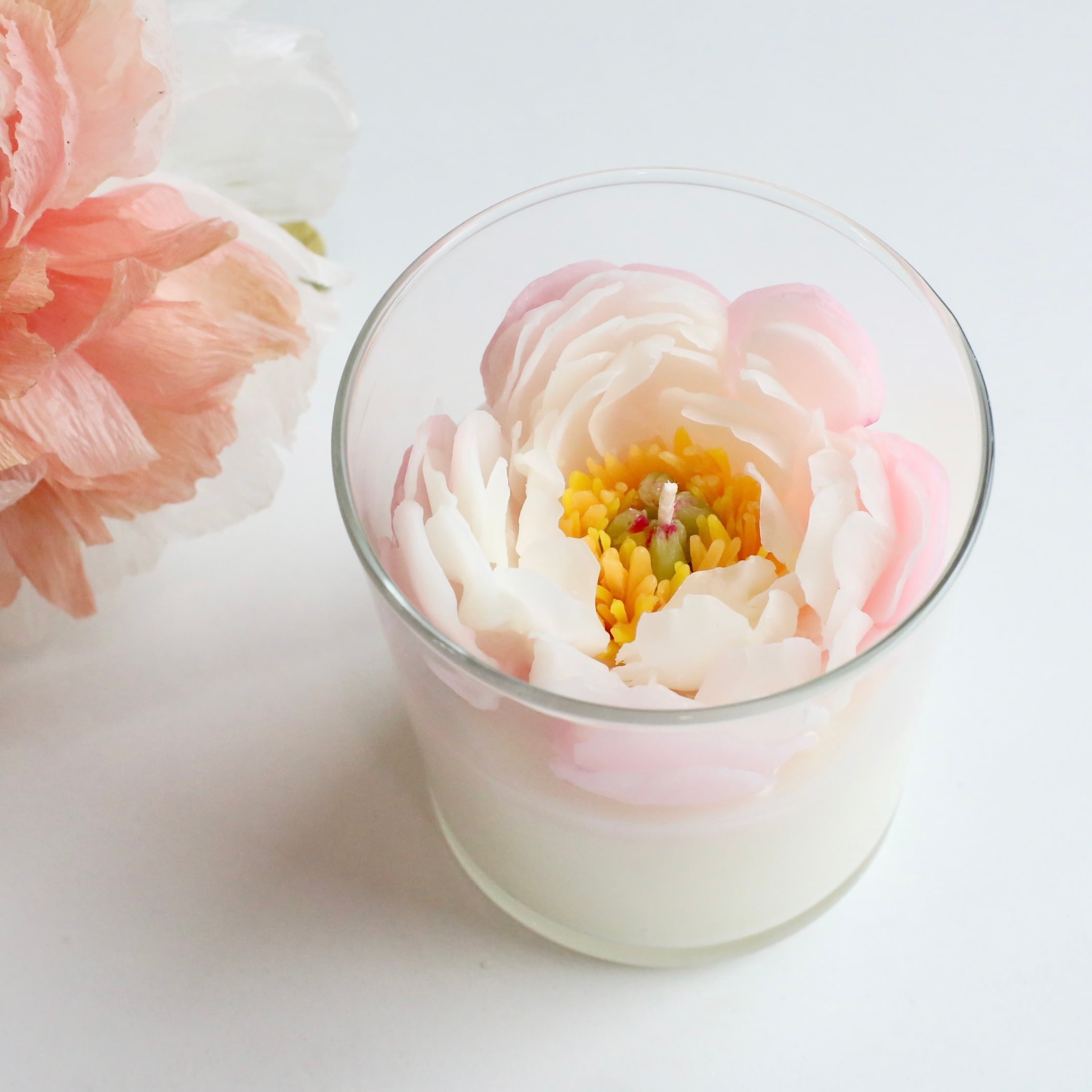 フラワーキャンドル｜Candle | アイナフAinaf｜手作りのお花｜フラワー