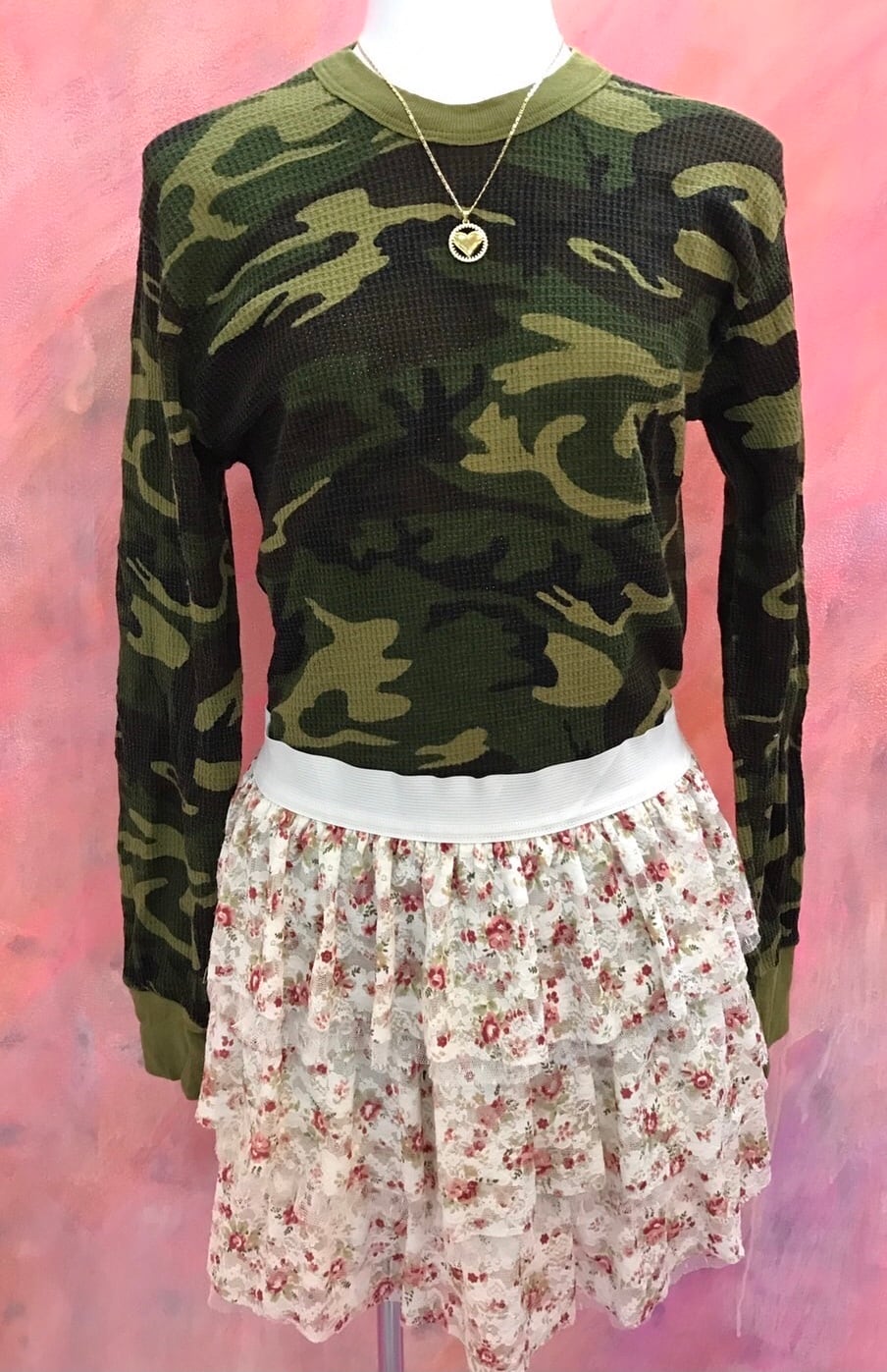 Camo thermal tops