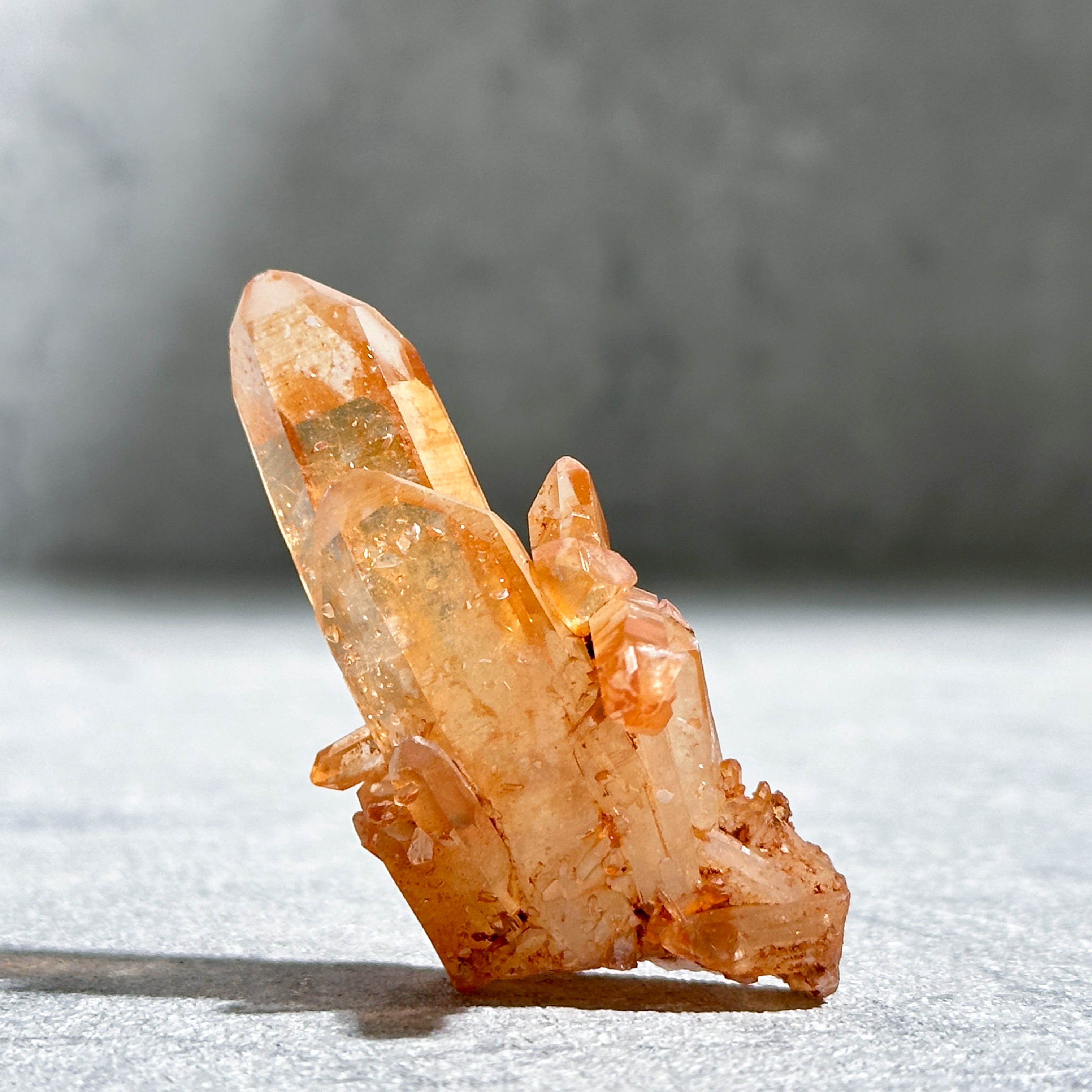 ミナスジェライス産タンジェリンクォーツ クラスター24◇ Tangerine Quartz ◇ 天然石・鉱物・パワーストーン