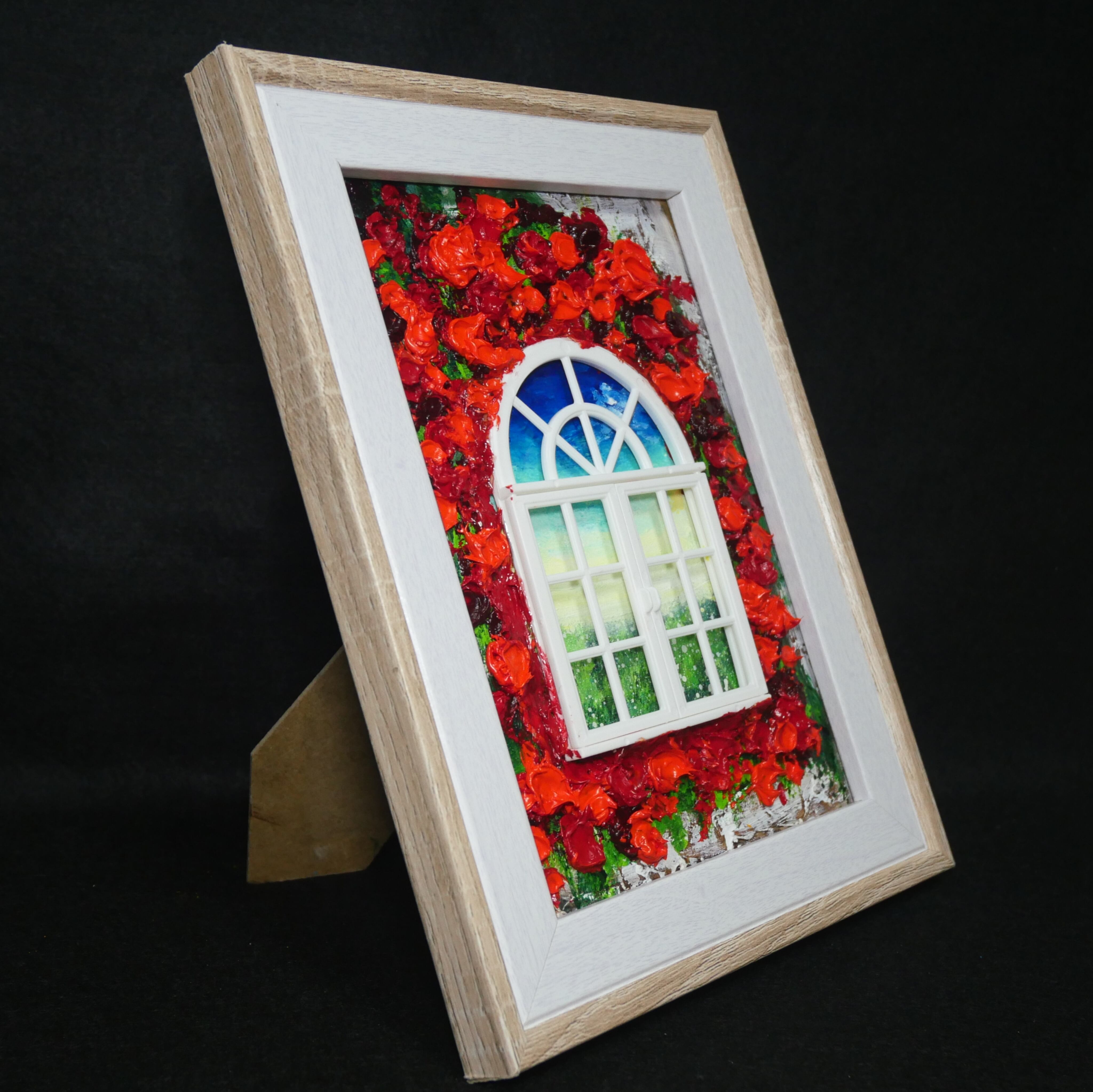 油絵 油彩画 原画「窓の先」絵画 アート インテリア 壁掛け 油絵 油彩画 原画「窓の先」絵画 アート インテリア 壁掛け | HIROSHI1990