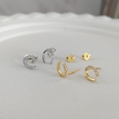 Horseshoe Zircon Pierce