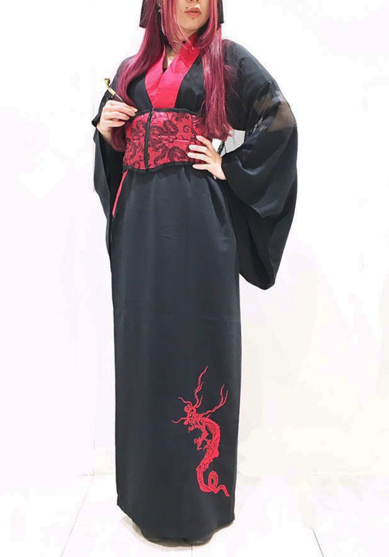 DRAGONコルセット（赤・紫・黒)