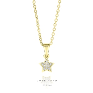 24kgp star necklace #N02