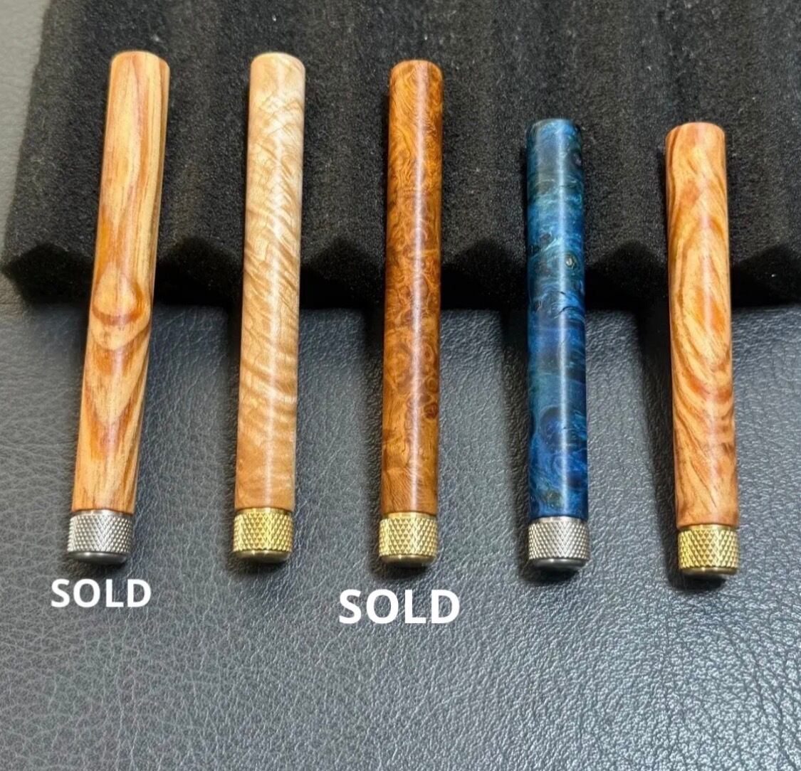 値下げ中】 handwood 芯ケース 黒柿 値下げ中】 handwood 芯ケース